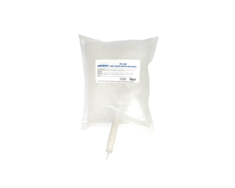 Jabon Liquido Neutro Con Valvula Sachet 800ML WK-120N