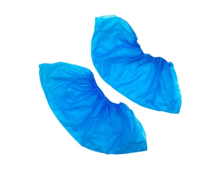 Cubrecalzado Plastico Color Azul Bolsa de 50 Pares