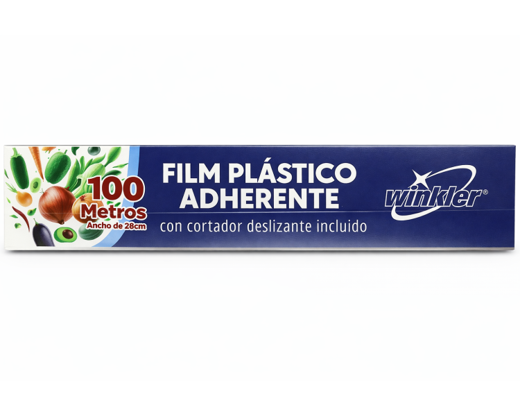 FILM PVC ROLLO DE Ancho 28cm x Largo100 metros x Grosor 9 micras