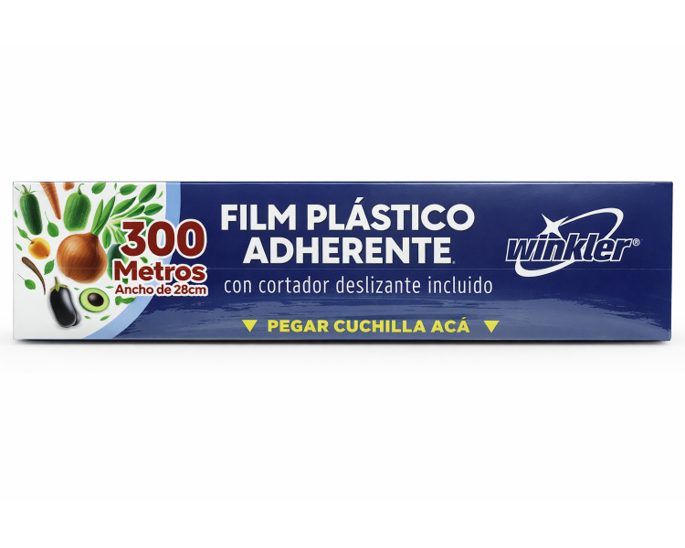 FILM PVC ROLLO DE  28cm x 300m x 9mic