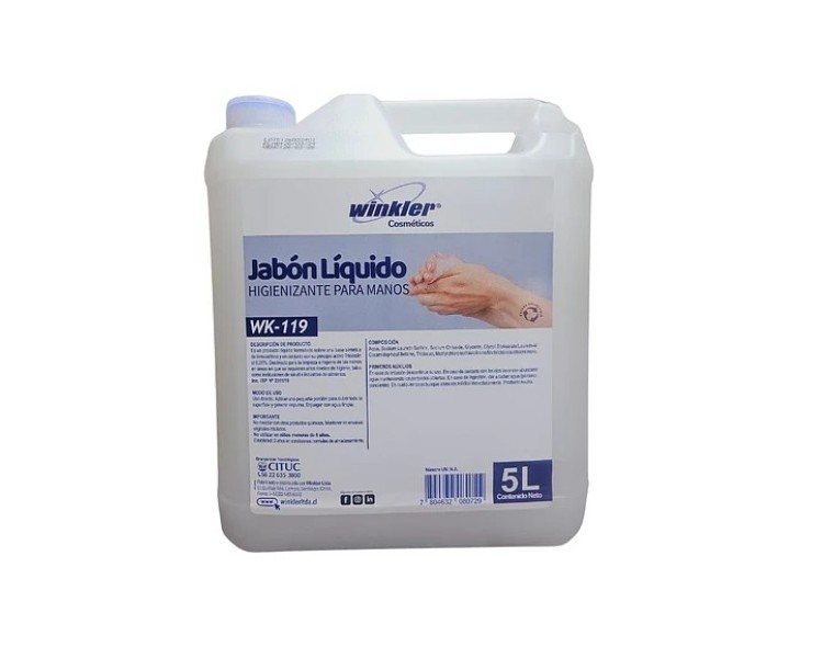 Jabon Higienizante Triclosan 0.25 Envase 5 Litros WK-119