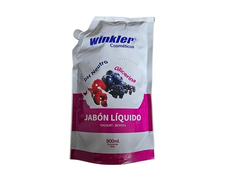 Jabon Liquido Yoghurt Berries con Corner Doypack Envase 900ML
