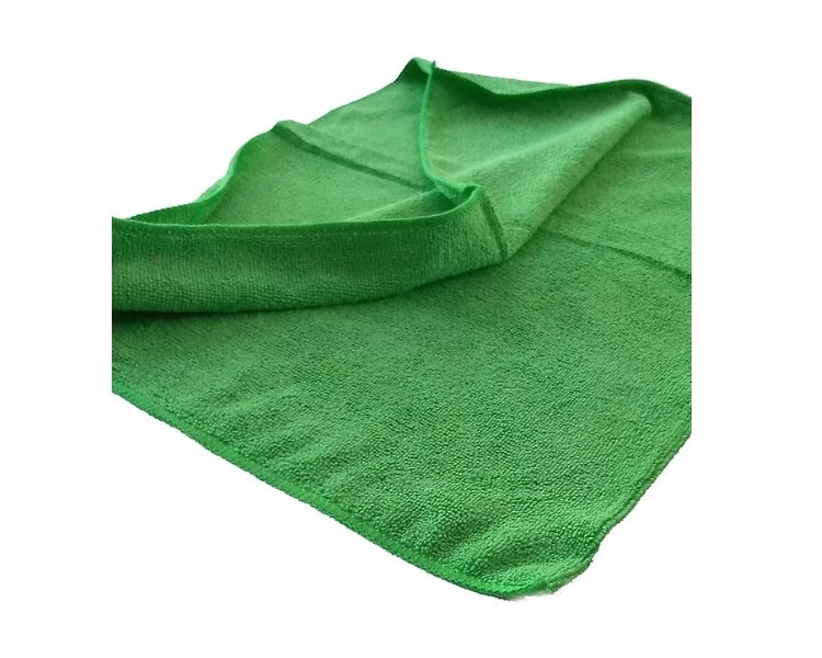 Trapero Microfibra verde 50x70CM Premium con Ojal Unidad